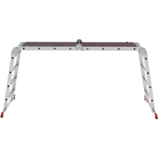 Лестница-трансформер  4x4 развальцованных ступеней с помостом ширина 500 мм NV3334 Новая высота 3334404