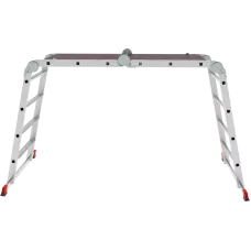 Лестница-трансформер 2х3+2х4 развальцованных ступеней с помостом ширина 650 мм NV3335 Новая высота 3335234