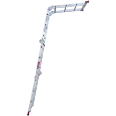 Лестница-трансформер  4x3 развальцованных ступеней с помостом ширина 650 мм NV3335 Новая высота 3335403