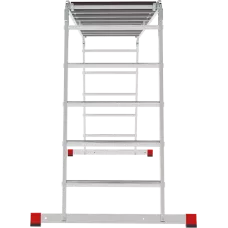 Лестница-трансформер  4x5 развальцованных ступеней с помостом ширина 650 мм NV3335 Новая высота 3335405