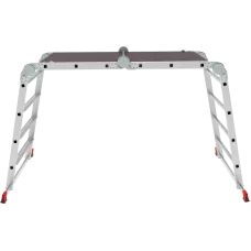 Лестница-трансформер 2х3+2х4 развальцованных ступеней с помостом ширина 800 мм NV3336 Новая высота 3336234