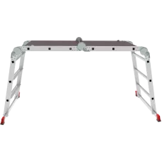 Лестница-трансформер  4x3 развальцованных ступеней с помостом ширина 800 мм NV3336 Новая высота 3336403
