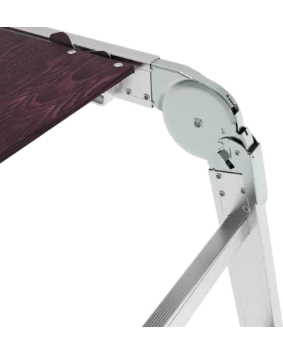 Лестница-трансформер  4x4 развальцованных ступеней с помостом ширина 800 мм NV3336 Новая высота 3336404