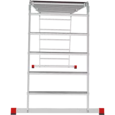 Лестница-трансформер  4x5 развальцованных ступеней с помостом ширина 800 мм NV3336 Новая высота 3336405