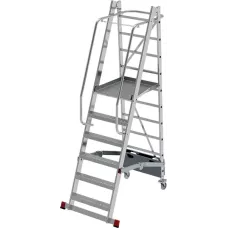 Передвижная складная лестница с площадкой NV 354 Новая высота 3540106