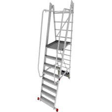 Передвижная складная лестница с площадкой NV 354 Новая высота 3540108