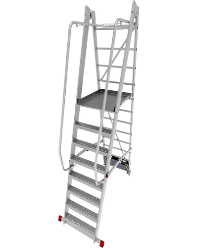 Передвижная складная лестница с площадкой NV 354 Новая высота 3540108
