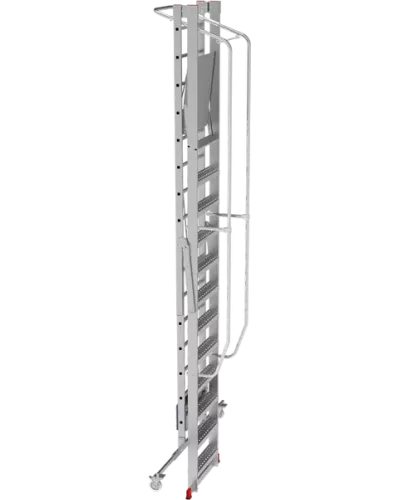 Передвижная складная лестница с площадкой NV 354 Новая высота 3540108