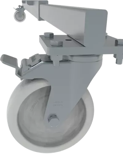 Передвижная складная лестница-стремянка с площадкой NV 354 Новая высота 3540110