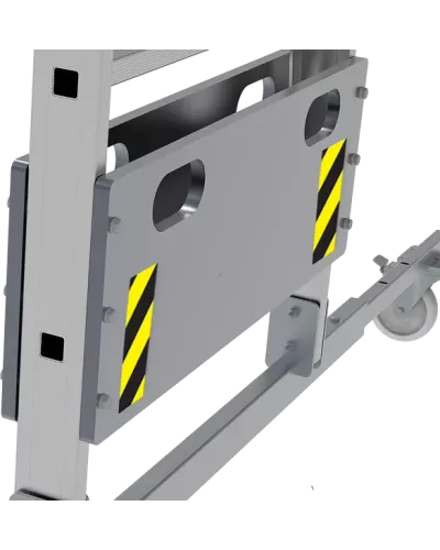 Передвижная профессиональная складная лестница с площадкой NV 354 Новая высота 3540112