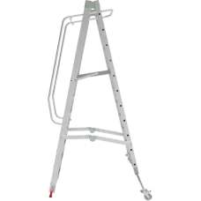 Передвижная складная лестница-стремянка с платформой 7 ступеней NV3541 Новая высота 3541107