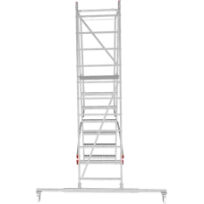 Передвижная складная лестница-стремянка с платформой 7 ступеней NV3541 Новая высота 3541107