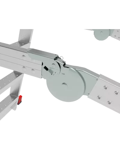 Передвижная складная лестница-стремянка с платформой 9 ступеней NV3541 Новая высота 3541109