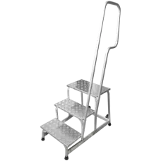 Подставка монтажная профессиональная с 3 широкими ступенями 240 мм и поручнем NV3711 Новая высота 3711103