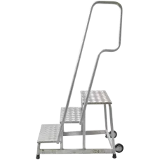 Подставка монтажная профессиональная с 3 широкими ступенями 240 мм и поручнем NV3711 Новая высота 3711103