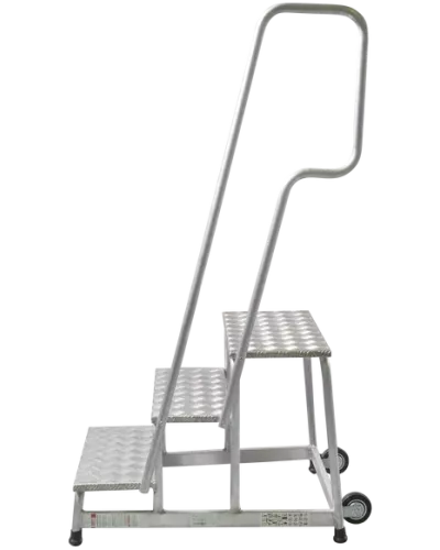 Подставка монтажная профессиональная с 3 широкими ступенями 240 мм и поручнем NV3711 Новая высота 3711103