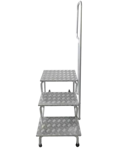 Подставка монтажная профессиональная с 3 широкими ступенями 240 мм и поручнем NV3711 Новая высота 3711103