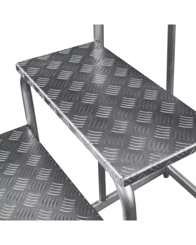 Подставка монтажная профессиональная с 3 широкими ступенями 240 мм и поручнем NV3711 Новая высота 3711103