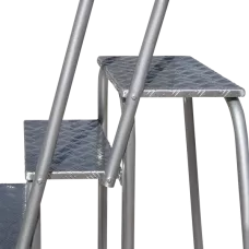 Подставка монтажная профессиональная с 3 широкими ступенями 240 мм и поручнем NV3711 Новая высота 3711103