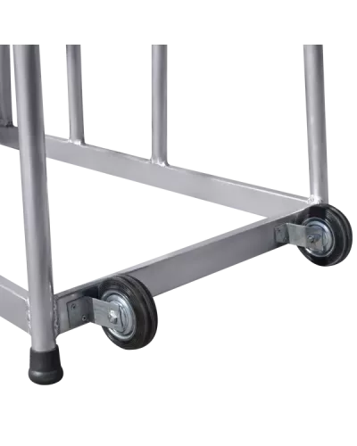 Подставка монтажная профессиональная с 3 широкими ступенями 240 мм и поручнем NV3711 Новая высота 3711103