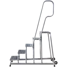 Подставка монтажная профессиональная с 5 широкими ступенями 240 мм и поручнем NV3711 Новая высота 3711105