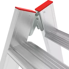 Стремянка алюминиевая двухсторонняя 2x3 ступени NV 612 Новая высота 6120203/5120203