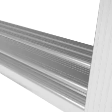 Лестница алюминиевая односекционная 6 развальцованных ступеней 80 мм NV5214 Новая высота 5214106