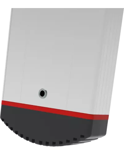 Лестница алюминиевая односекционная 8 развальцованных ступеней 80 мм NV5214 Новая высота 5214108