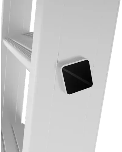 Лестница алюминиевая односекционная 12 развальцованных ступеней 80 мм NV5214 Новая высота 5214112