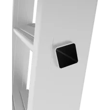 Лестница алюминиевая односекционная 14 развальцованных ступеней 80 мм NV5214 Новая высота 5214114