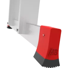 Лестница алюминиевая односекционная 16 развальцованных ступеней 80 мм NV5214 Новая высота 5214116