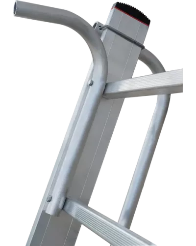 Лестница односекционная 19 ступеней с зацепами и поручнями NV 5216 Новая высота 5216119