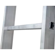 Лестница односекционная 19 ступеней с зацепами и поручнями NV 5216 Новая высота 5216119