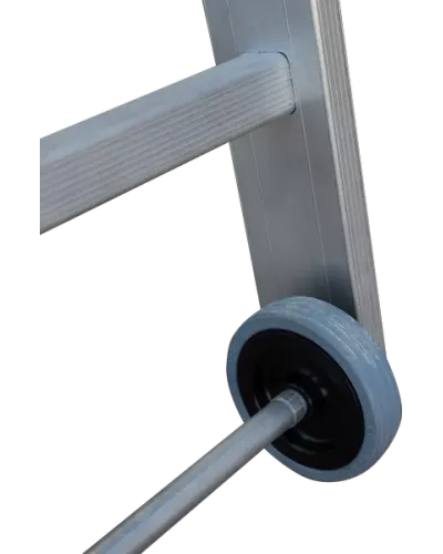 Лестница алюминиевая трёхсекционная NV 523  3x7 ступеней  Новая высота 5230307