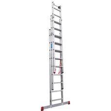 Лестница алюминиевая трёхсекционная NV 523  3x9 ступеней Новая высота 5230309