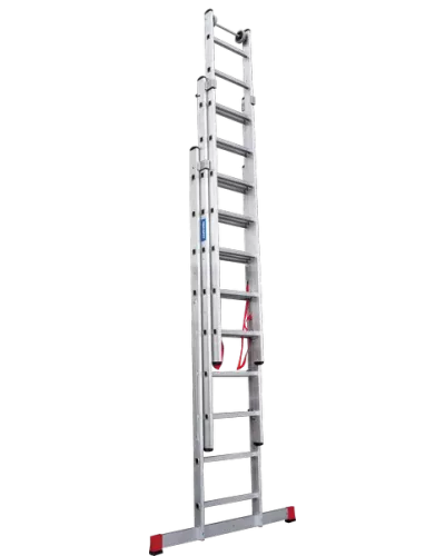 Лестница алюминиевая трёхсекционная NV 523  3x9 ступеней Новая высота 5230309