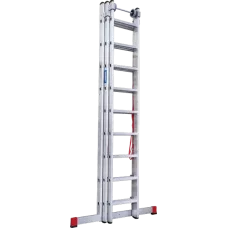 Лестница алюминиевая трёхсекционная NV 523  3x9 ступеней Новая высота 5230309
