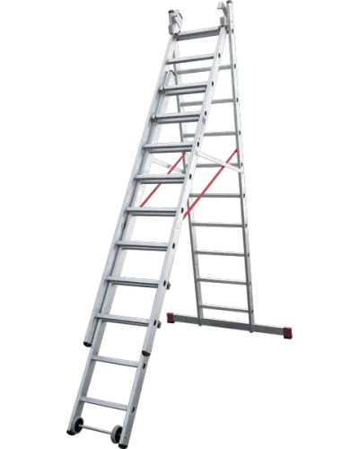 Лестница 3х10 трехсекционная ал. индустр. NV5230