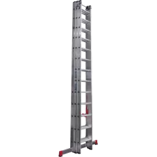 Лестница алюминиевая трёхсекционная 3x13 ступеней Профи Плюс NV 523 Новая высота 5230313