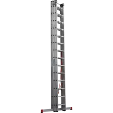 Лестница алюминиевая трёхсекционная 3x14 ступеней Профи Плюс NV 523 Новая высота 5230314