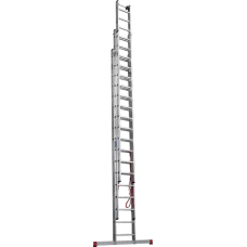 Лестница алюминиевая трёхсекционная NV 523 3x17 ступеней Новая высота 5230317