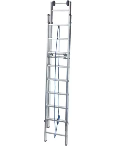 Лестница двухсекционная с тросовой тягой 2х20 ступеней NV524 Новая высота 5240220
