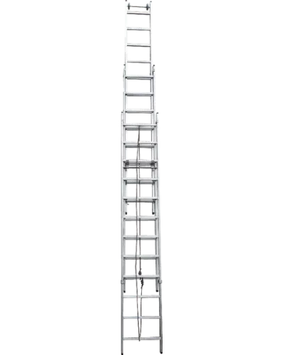 Лестница трехсекционная с тросовой тягой 3х12 ступеней NV 525 Новая высота 5250312