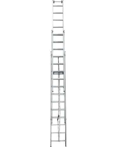 Лестница трехсекционная с тросовой тягой 3х12 ступеней NV 525 Новая высота 5250312