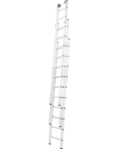 Лестница трехсекционная раздвижная 3х9 ступеней NV527 Новая высота 5270309