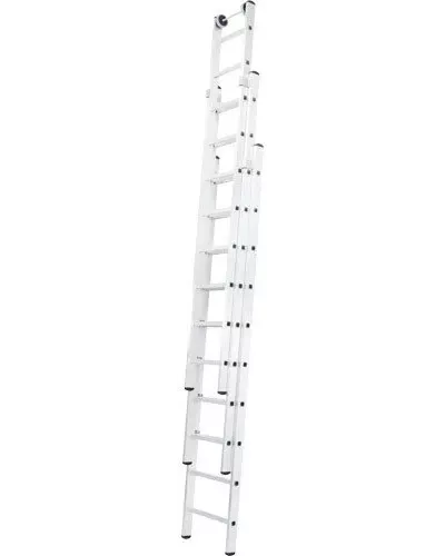 Лестница трехсекционная раздвижная 3х14 ступеней NV527 Новая высота 5270314