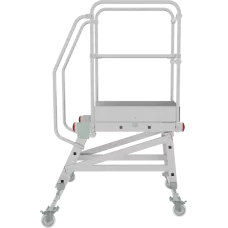 Передвижная лестница-подмости 3 ступени с платформой и ограждением NV5510 Новая высота 5510103