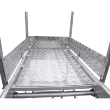 Передвижная лестница-подмости 4 ступени с платформой и ограждением NV5510 Новая высота 5510104