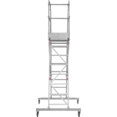 Передвижная лестница-подмости 8 ступеней с платформой и ограждением NV5510 Новая высота 5510108