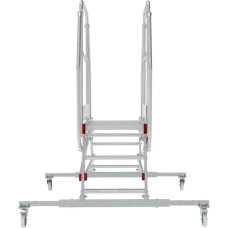 Передвижная двухсторонняя лестница-подмости с платформой 3 ступени NV5520 Новая высота 5520203